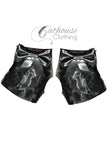 Etched rose gloves