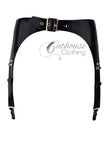 IN STOCK Small/Medium Fuck print suspender belt