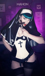 IN STOCK S/M Nun headpiece