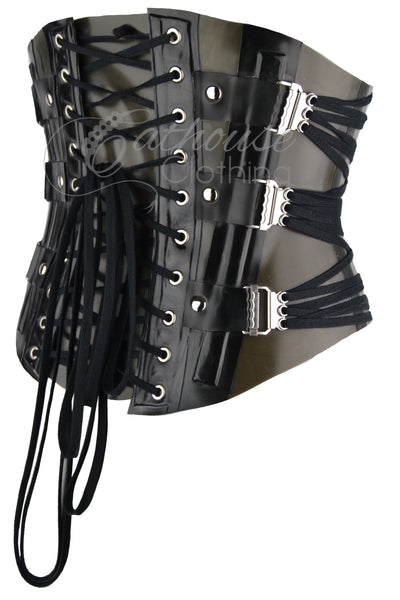 Corset belt with press stud front – Cathouse Clothing