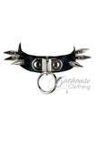 IN STOCK 6-spike and O-ring collar 12-17”