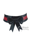 IN STOCK 13-14" Bow Collar Black/Red