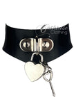 IN STOCK 13-14" Heart padlock Choker