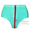 Clinic zipped retro briefs