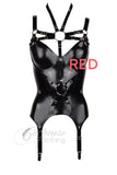 IN STOCK LARGE A-cup RED Goddess basque