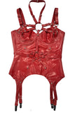 IN STOCK LARGE A-cup RED Goddess basque