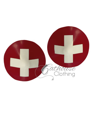 IN STOCK Clinic nipple pasties Red/white