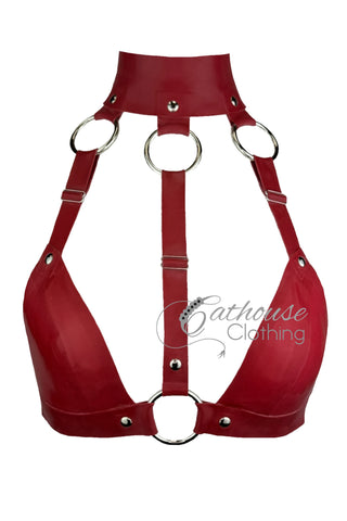 IN STOCK Small/Medium Venus bra harness RED