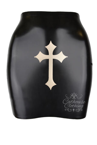 IN STOCK X-Large Nun cross mini skirt