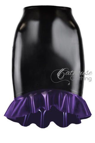 IN STOCK Large Ruffle hem mini skirt