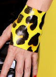 Cheetah latex gloves