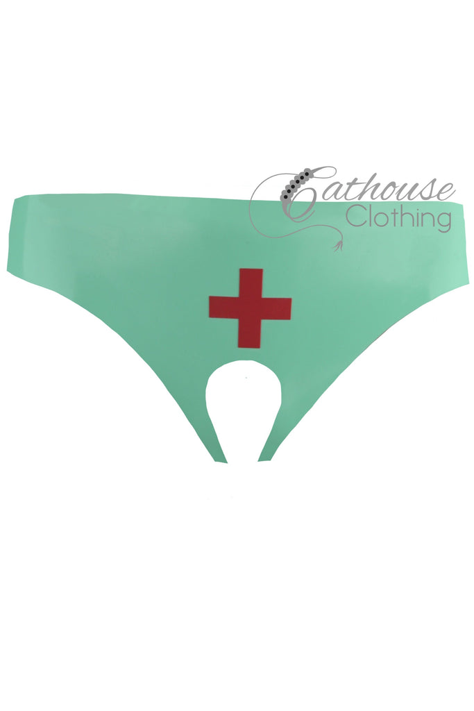 IN STOCK small Clinic open crotch panties – Cathouse Clothing
