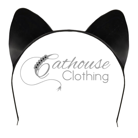 Black Latex Cat Ears