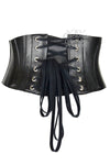 IN STOCK black 28” buckle corset belt