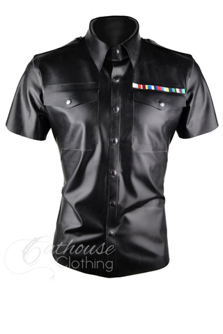 Latex military shirt