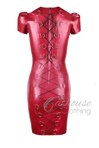 Empower laced back pencil dress