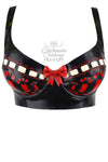 Ribbon-lace bra