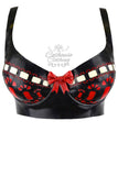 Ribbon-lace bra