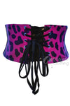 Cheetah print corset belt