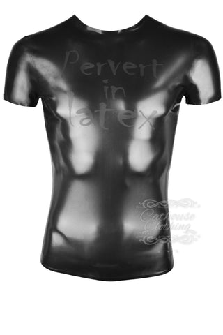 Men's 'Pervert in Latex' T-shirt