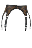 Cheetah 8-strap suspender belt