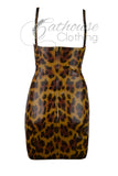 Cheetah bustier dress