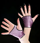 Latex fingerless gloves