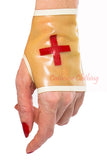 Translucent latex nurse gloves