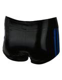Latex Pouch Shorts with stripe